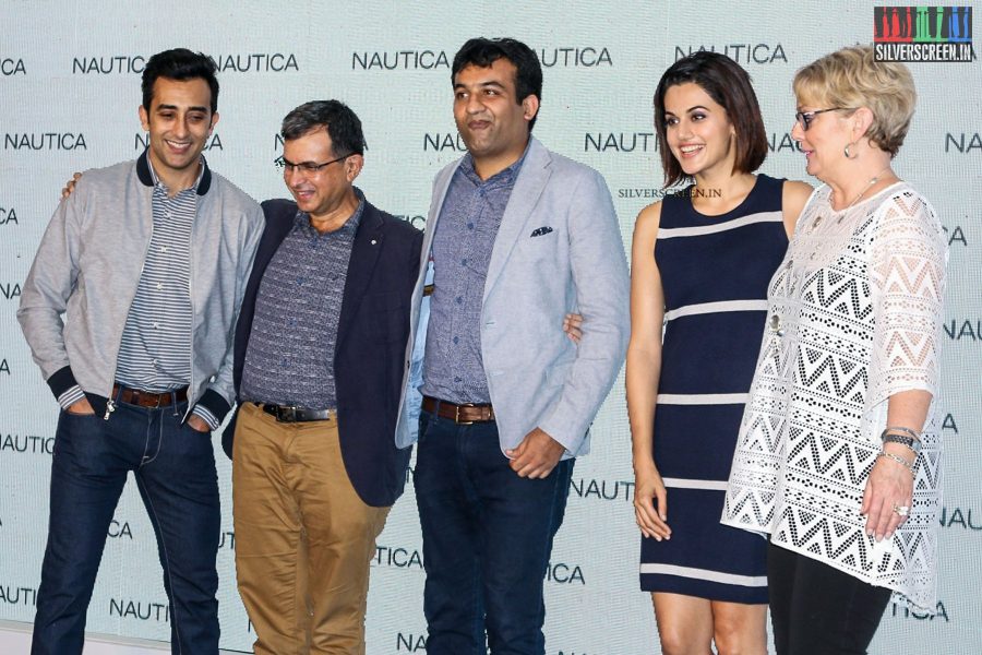 Taapsee Pannu & Rahul Khanna At Launch Of Nautica New Collection