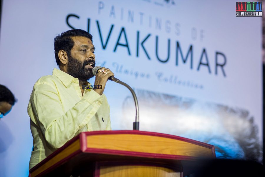 Director Vasanth adressed the gathering and regaled them with his thoughts on actor Sivakumar.
