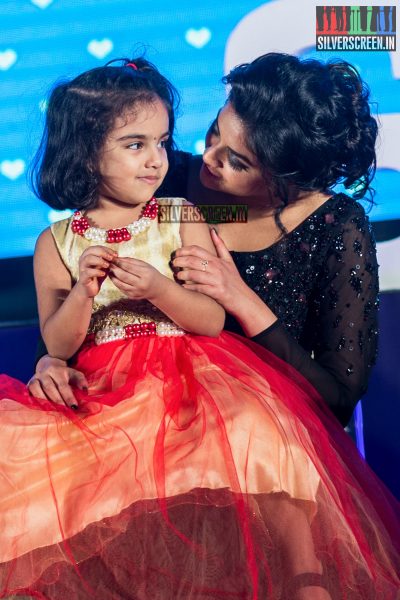 Keerthy Suresh spent some quality time with the child actress