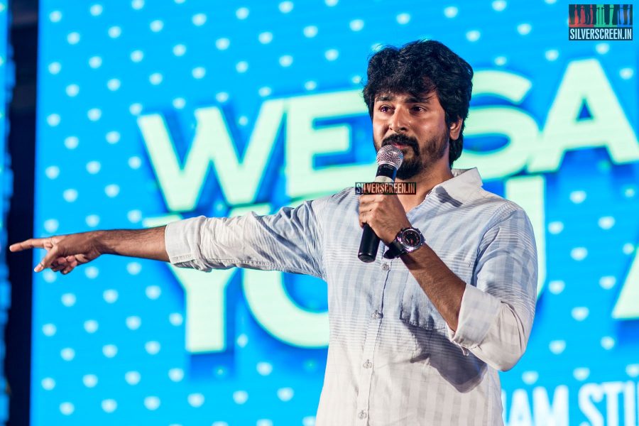 Sivakarthikeyan was moved to tears talking about the hurdles he and producer RD Raja faced to release the film. No amount of consoling could stop the tears rolling down his cheeks