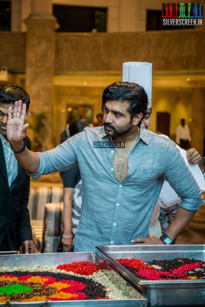 Arun Vijay at Le Royal Meridien's Cake Mixing Ceremony