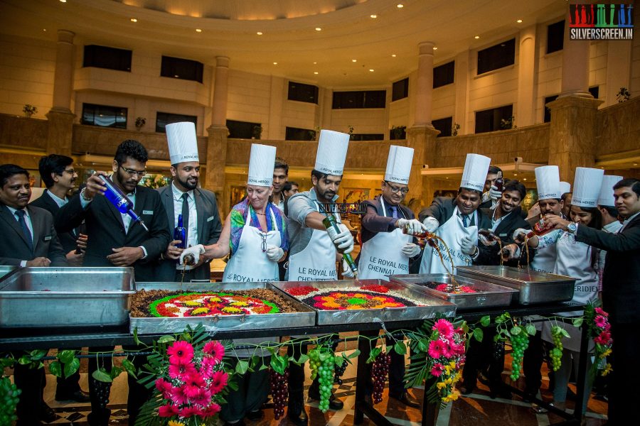 Arun Vijay at Le Royal Meridien's Cake Mixing Ceremony