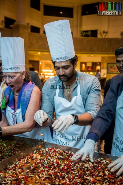 Arun Vijay at Le Royal Meridien's Cake Mixing Ceremony