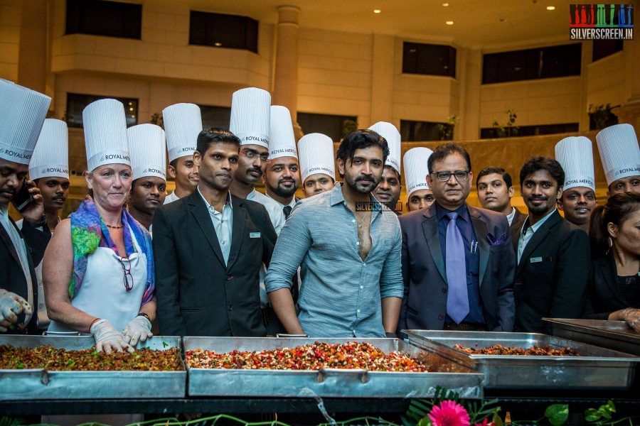 Arun Vijay at Le Royal Meridien's Cake Mixing Ceremony