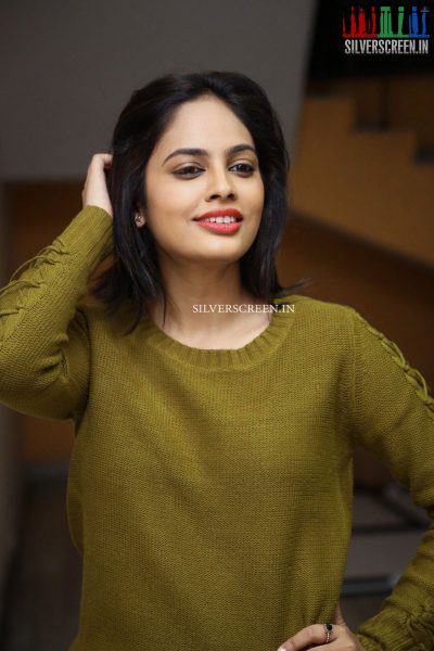 Nandita Swetha at Janaki Ramudu Audio Launch