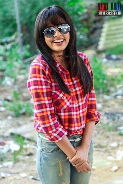 Nandita Swetha at Ekkadiki Pothavu Chinnavada Promotions