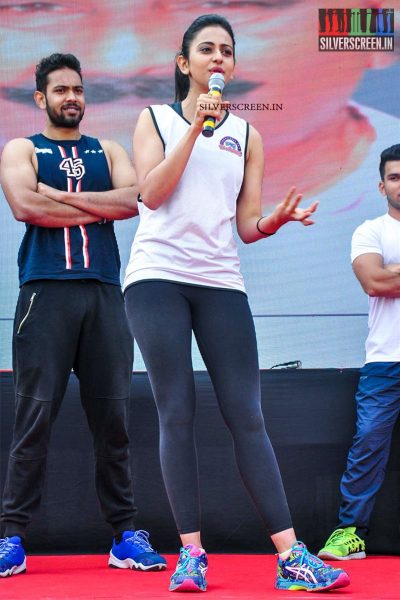 Rakul Preet Singh at the Launch of Fitnessunplugged for