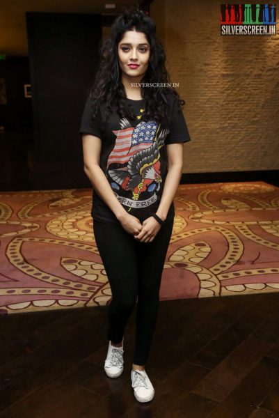 Ritika Singh at Shivalinga Press Meet