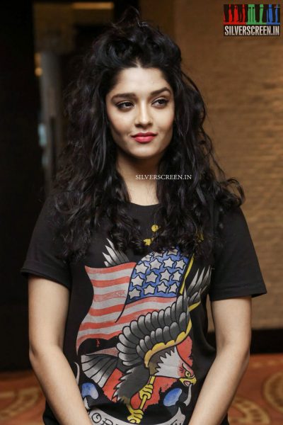 Ritika Singh at Shivalinga Press Meet