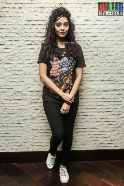 Ritika Singh at Shivalinga Press Meet