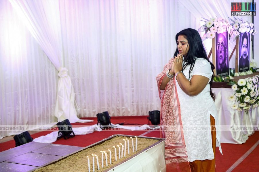 Rajinikanth, Vishal, Karthi And Others At Nadigar Sangam's Condolence Meeting for Jayalaithaa and Cho Ramaswamys