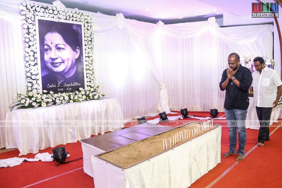 Rajinikanth, Vishal, Karthi And Others At Nadigar Sangam's Condolence Meeting for Jayalaithaa and Cho Ramaswamys