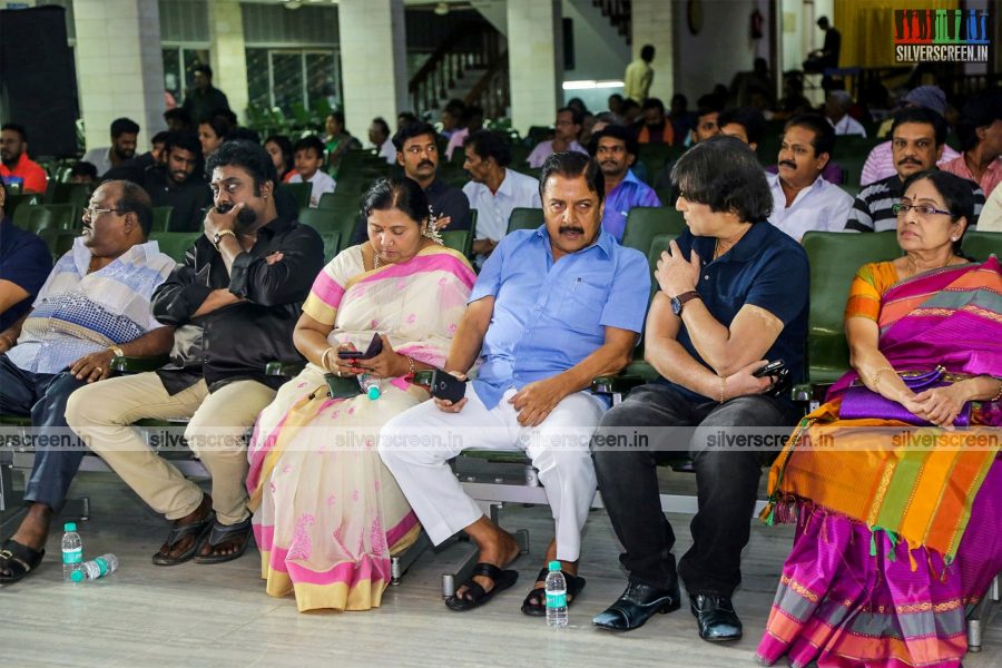 Rajinikanth, Vishal, Karthi And Others At Nadigar Sangam's Condolence Meeting for Jayalaithaa and Cho Ramaswamys