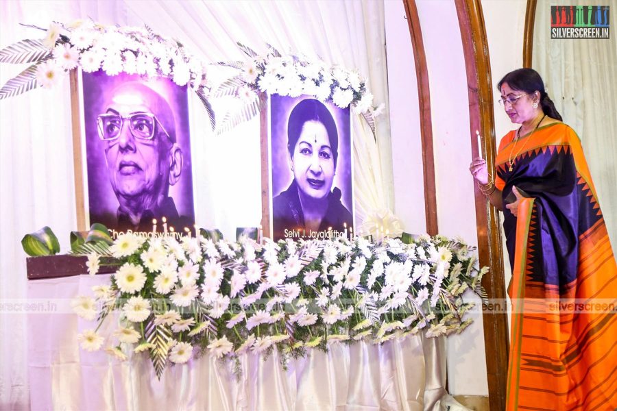 Rajinikanth, Vishal, Karthi And Others At Nadigar Sangam's Condolence Meeting for Jayalaithaa and Cho Ramaswamys