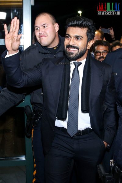 Ram Charan and Aravind Swami At the Dhruva Premiere in New Jersey