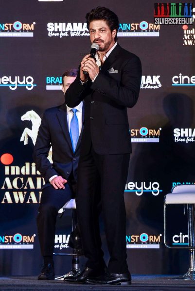 Shahrukh Khan at Indian Academy Awards Announcement Press Meet