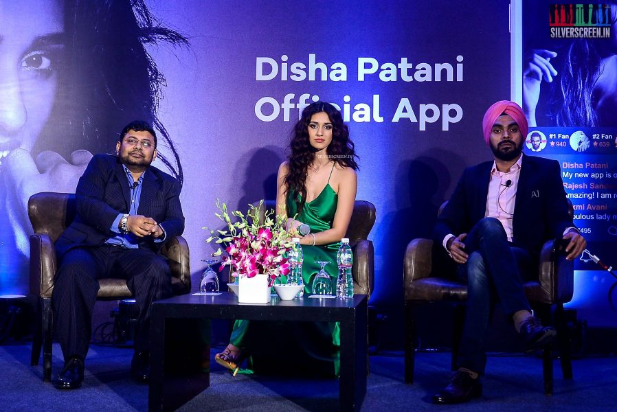 Disha Patani At The Launch Of Her Mobile App