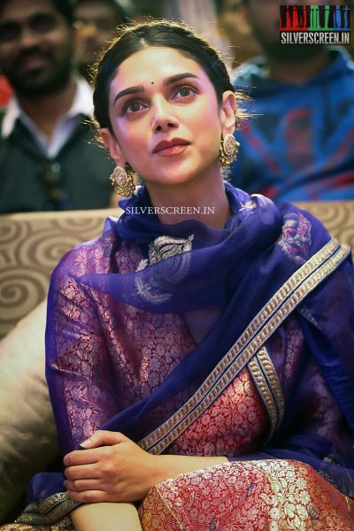 In Pictures: Aditi Rao Hydari At 'Cheliyaa' Audio Launch