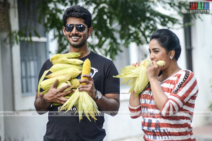 Chathru Movie Stills Starring Kathir and Srushti Dange