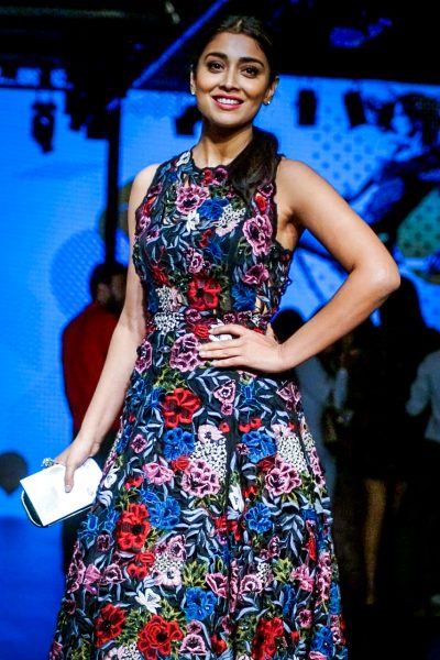 Mumbai: Actress Shriya Saran during the Lakme Fashion Week Winte