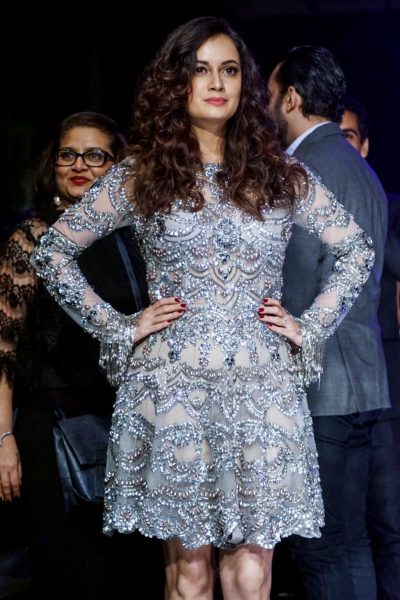 Mumbai:Actress Dia Mirza and Fashion Designer Manish Malhotra du