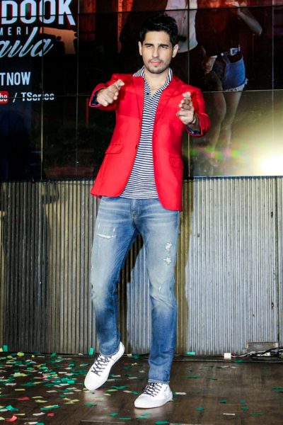 Mumbai: Actor Sidharth Malhotra during the song launch of his up