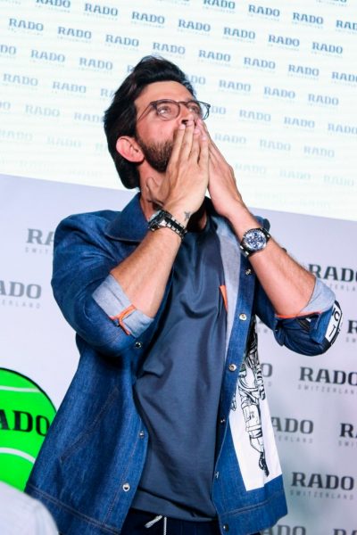 Mumbai: Actor Hrithik Roshan during the launch of a product in M