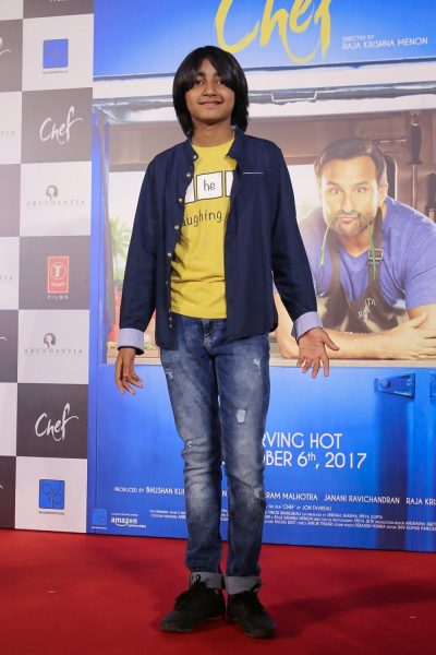 Mumbai:Actor Svar Kamble during the trailer launch of his upcoming film "Chef" in Mumbai on Aug 31,2017. (Photo: IANS)