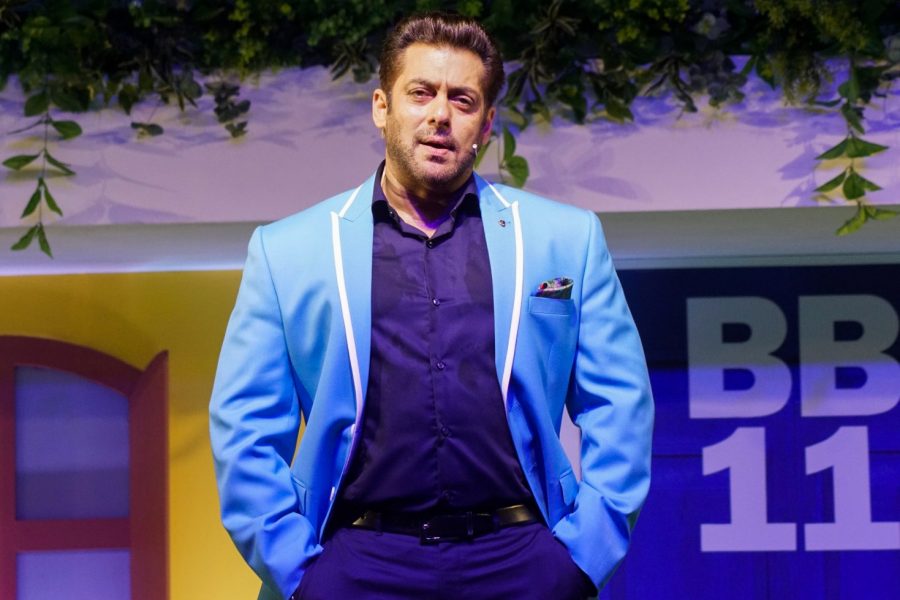 Mumbai: Actor Salman Khan during the launch of "Bigg Boss" Season 11 in Mumbai on Sept 26, 2017 . (Photo: IANS)