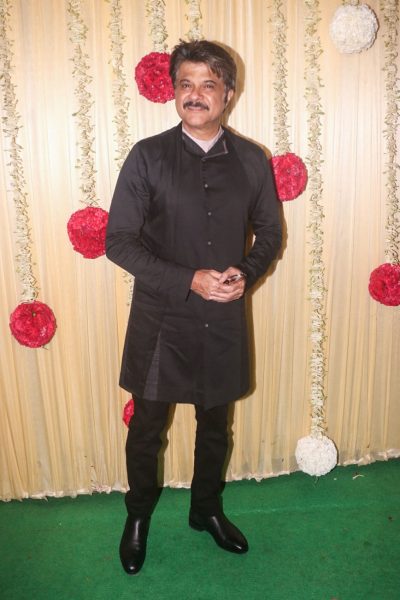 Mumbai: Actor Anil Kapoor attend Ekta Kapoor's Pre-Diwali celebration in Mumbai on Oct 17, 2017. (Photo: IANS)