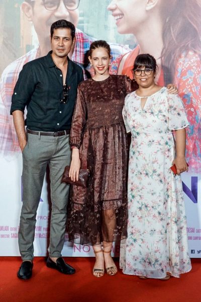 Mumbai: Actors Kalki Koechlin, Sumeet Vyas and Director Rakhee Sandilya during the trailer launch of film "Ribbon" in Mumbai on Oct 3, 2017.(Photo: IANS)