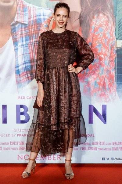 Mumbai: Actress Kalki Koechlin during the trailer launch of "Ribbon" in Mumbai on Oct 3, 2017.(Photo: IANS)