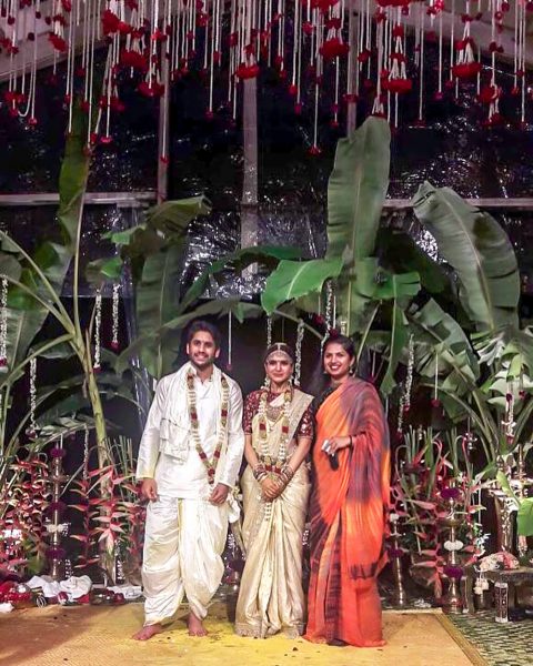 Goa: Actor Naga Chaitanya and Samantha Ruth Prabhu during their wedding ceremony in Goa on Oct 6, 2017