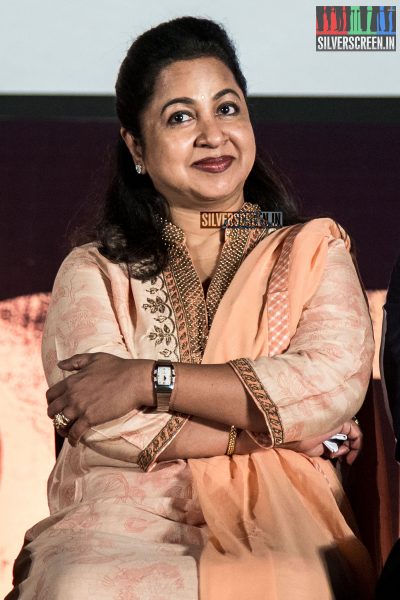 Radhika Sarathkumar at the Audio Launch Of Annadurai
