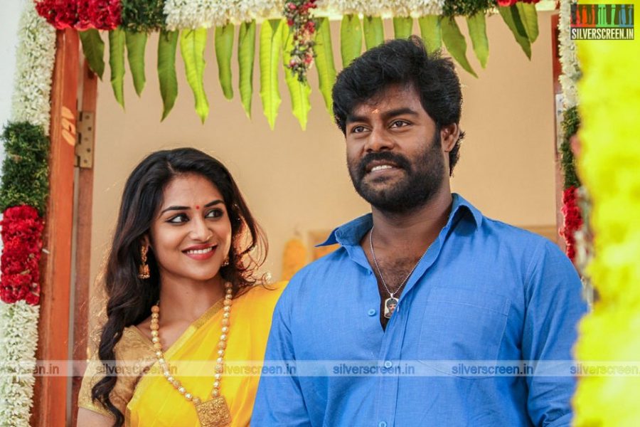 Billa Pandi Movie Stills Starring RK Suresh and Induja Ravichandran