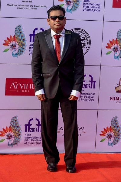 AR Rahman on the first day of International Film Festival of India (IFFI) in Goa.