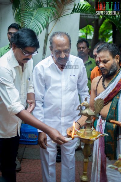 J Mahendran at the Mr. Chandramouli Movie Launch