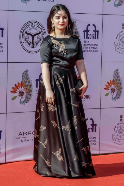 Zaira Wasim at the closing ceremony of International Film Festival of India in Goa