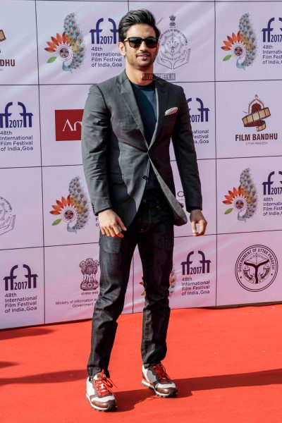 Sushant Singh Rajput at the closing ceremony of International Film Festival of India in Goa