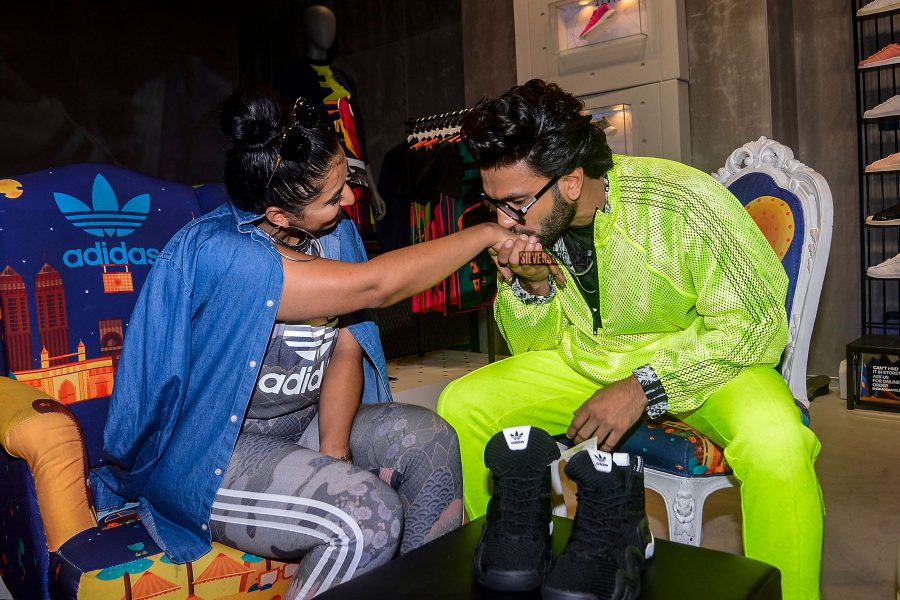 Ranveer Singh In Funky Neon Green At A Store Launch In Mumbai