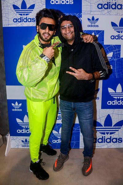 Ranveer Singh In Funky Neon Green At A Store Launch In Mumbai