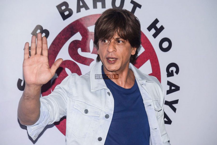 Shah Rukh Khan at the Lalkaar Concert in Mumbai. The concert was held as part of the campaign to end violence against women and girls. Armaan Malik, Harshdeep Kaur, Papon among others performed at the concert.