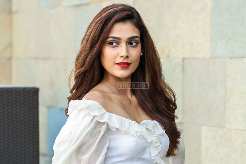 Aakanksha Singh At The Promotions Of Malli Raava