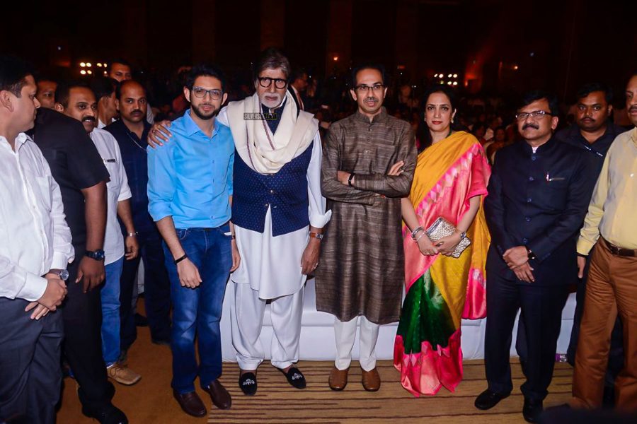 Amitabh Bachchan At The Launch Of Biopic On Bal Thackeray