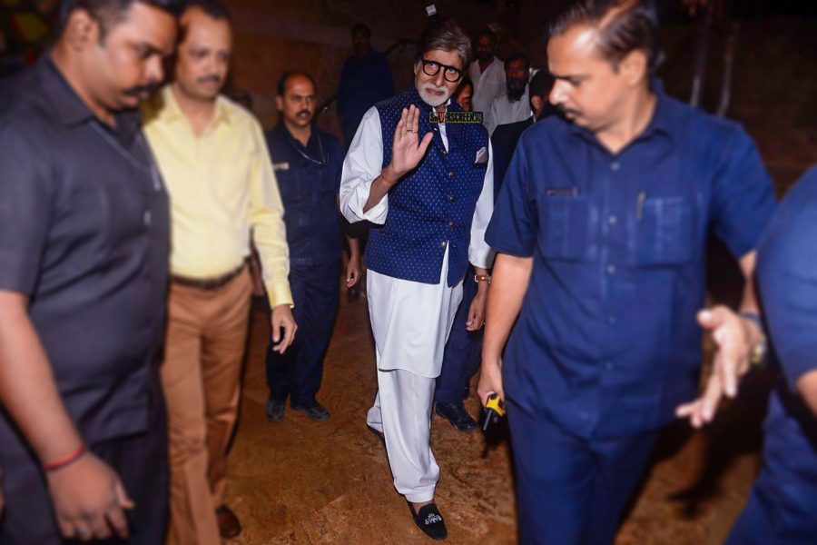 Amitabh Bachchan At The Launch Of Biopic On Bal Thackeray