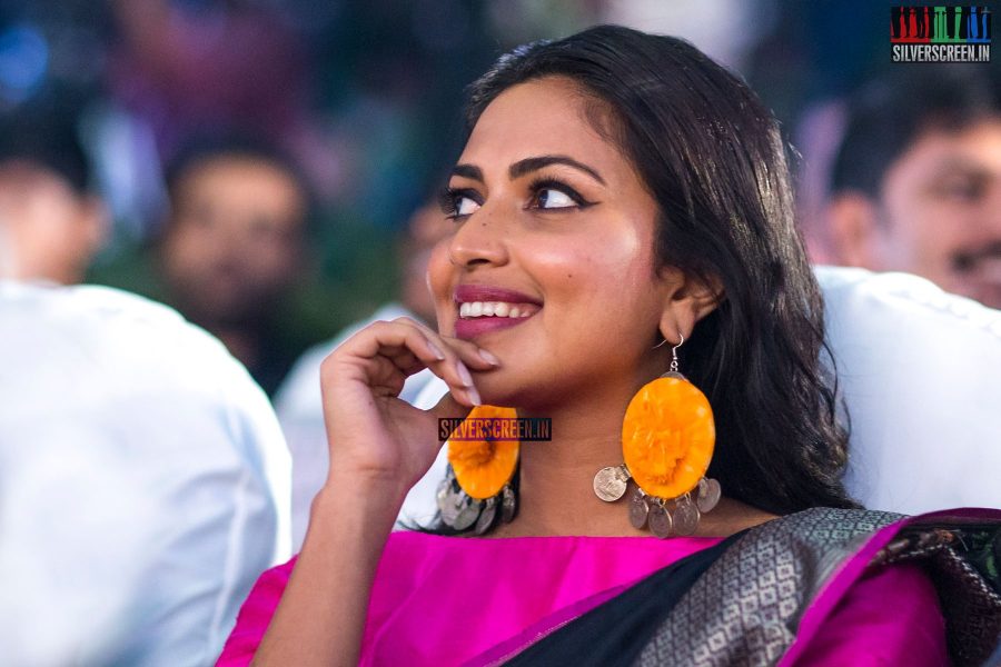 Amala Paul At The Bhaskar Oru Rascal Audio Launch