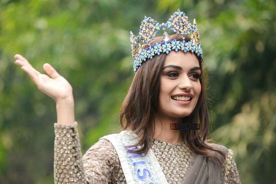 Grand Homecoming Parade For Newly-Crowned Miss World Manushi Chhillar