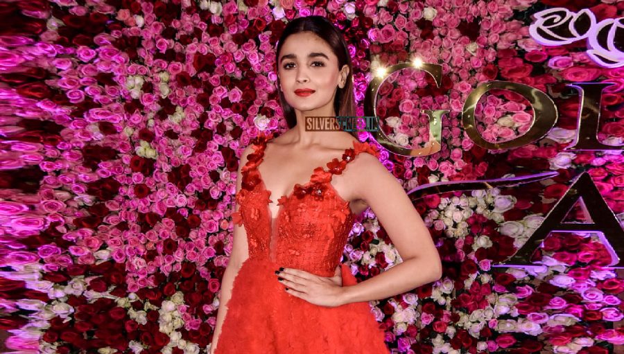 Alia Bhatt in a Teuta Matoshi Duriqi gown at the Lux Golden Rose Awards 2017