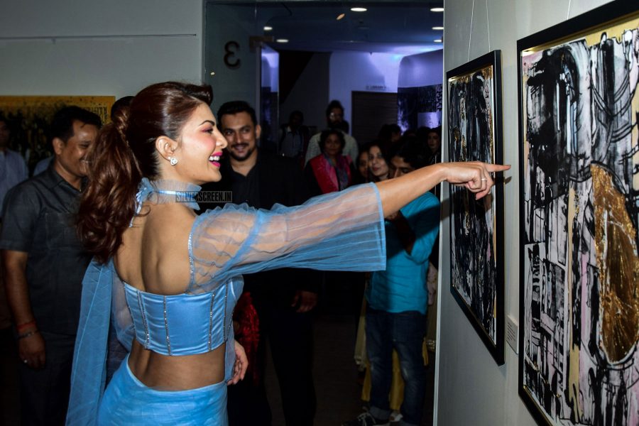 Jacqueline Fernandez At An Art Exhibition In Mumbai