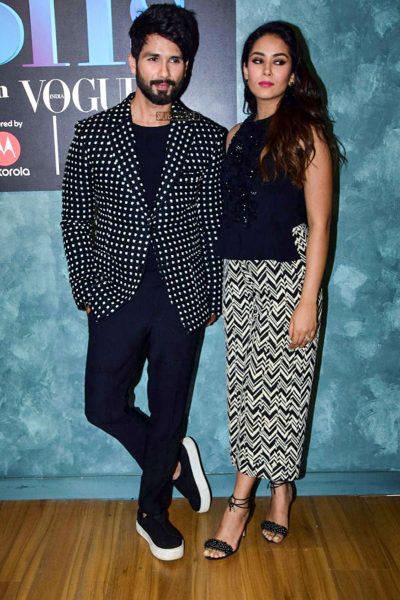 Mira Rajput, Shahid Kapoor On The Sets Of Vogue BFFs